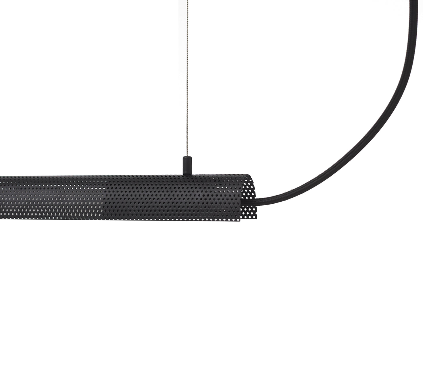 Radent pendant long black