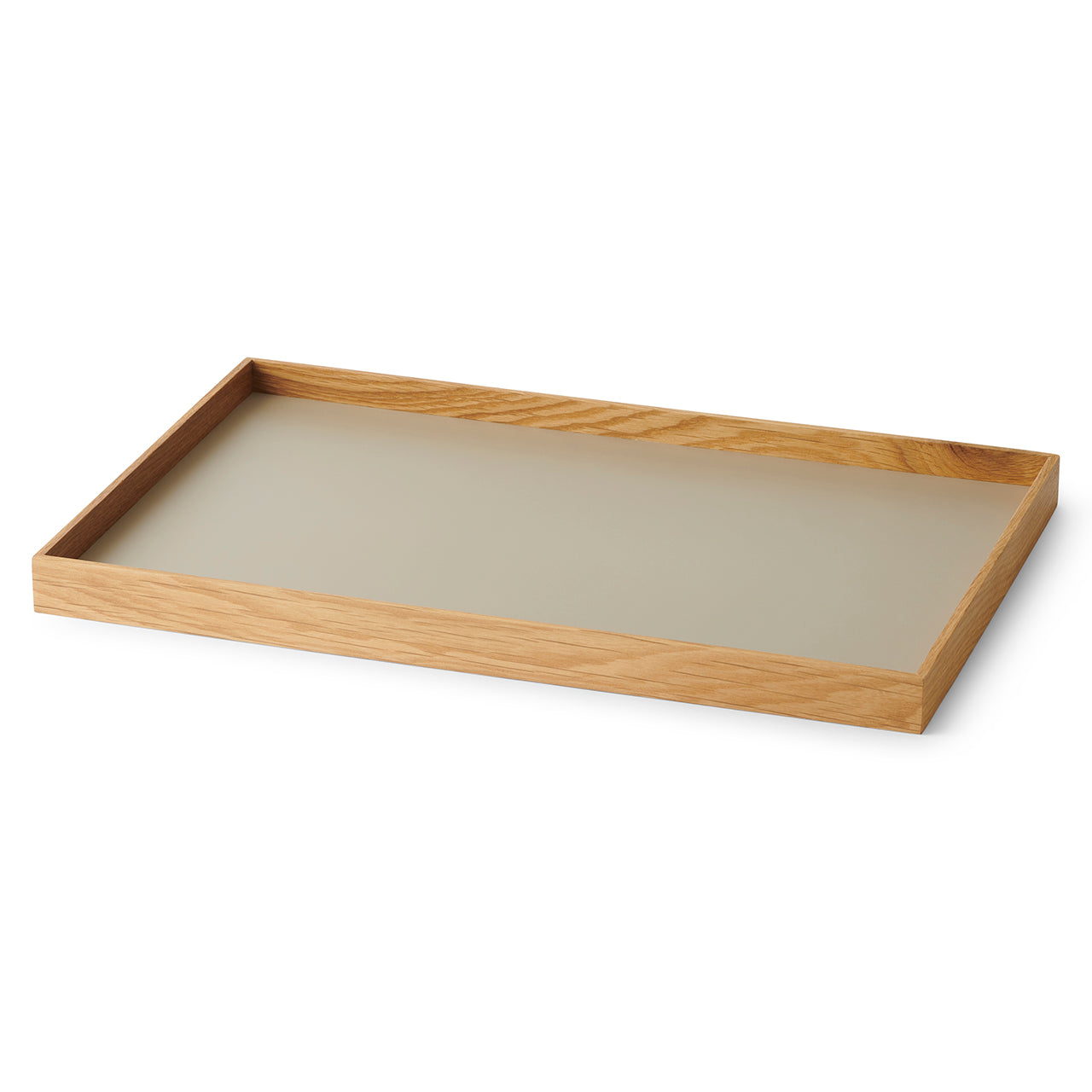 Frame tray medium oak/ grey