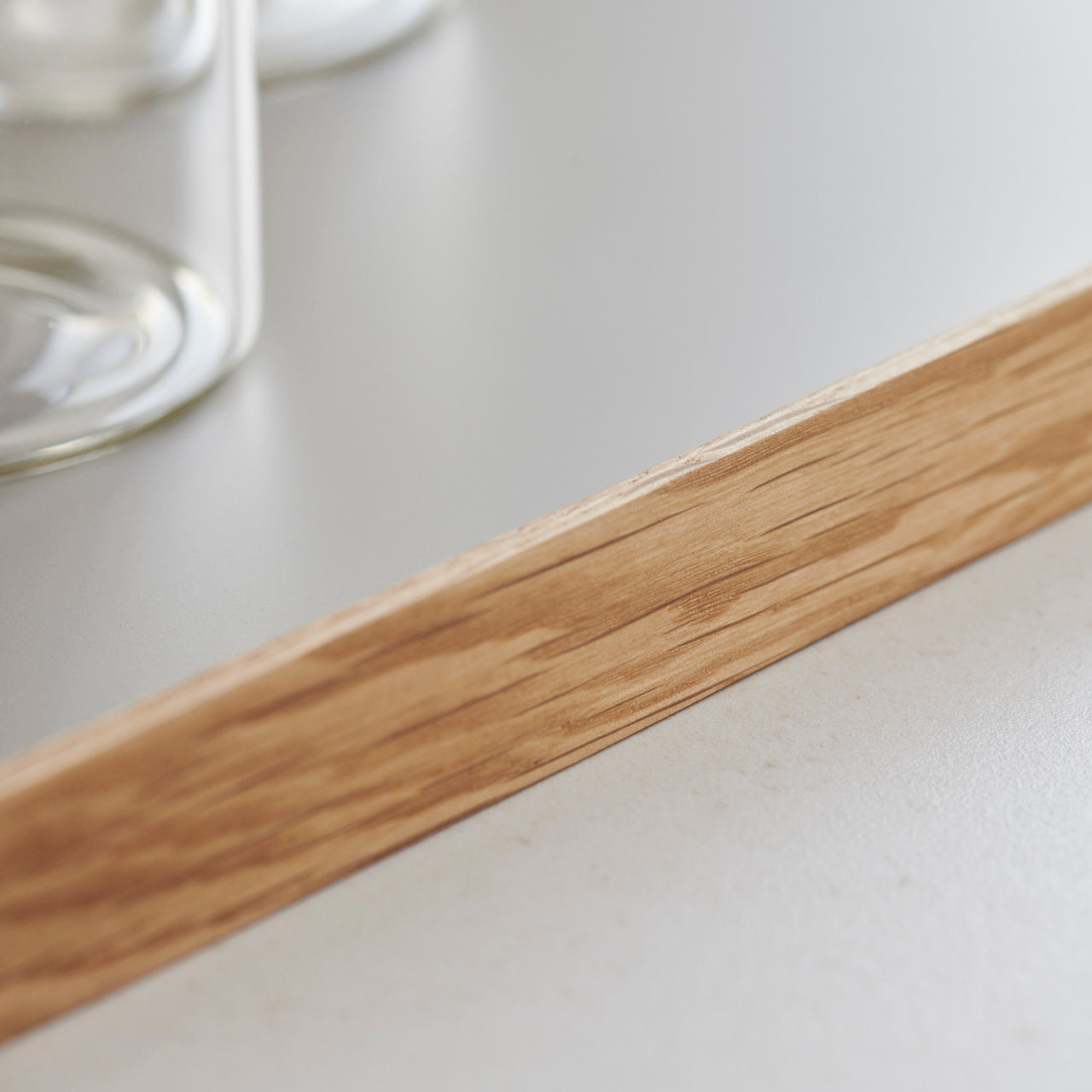 Frame tray medium oak/ grey