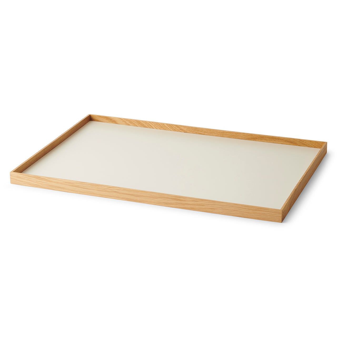 Frame tray large oak/ beige