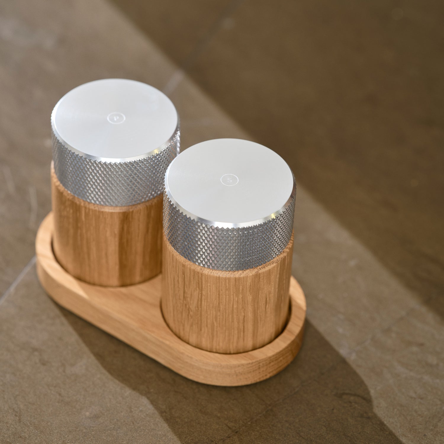 Sina salt and pepper mill oak/steel