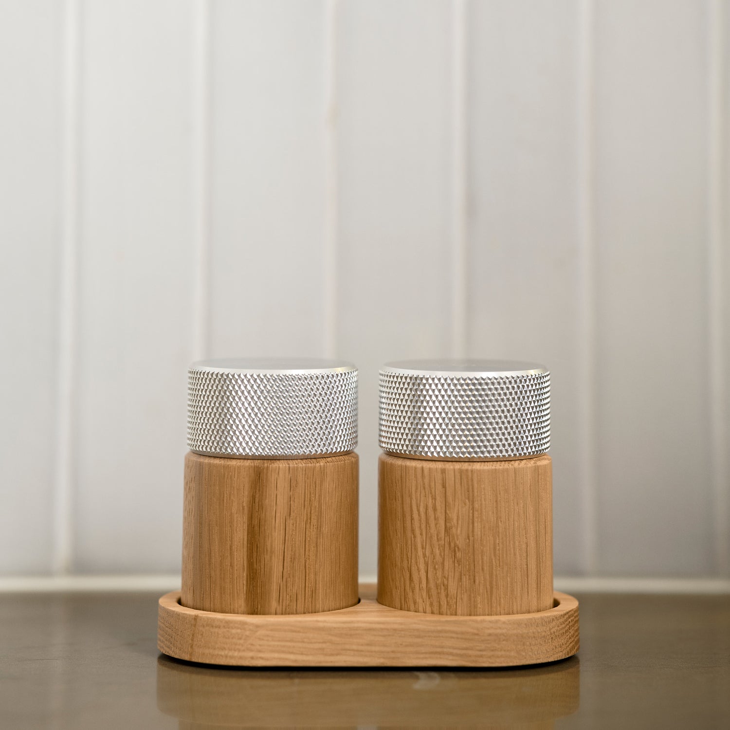Sina salt and pepper mill oak/steel