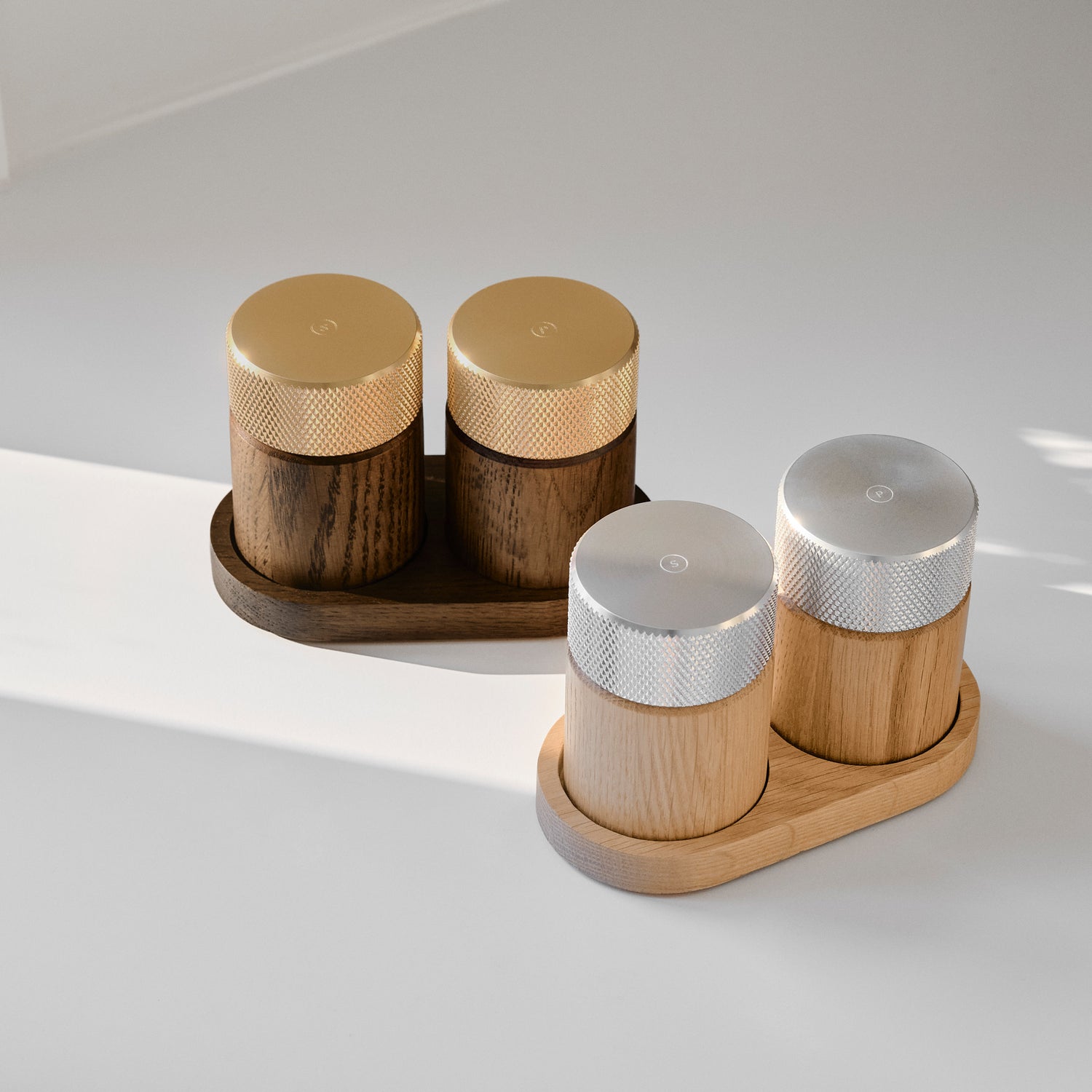 Sina salt and pepper mill oak/steel