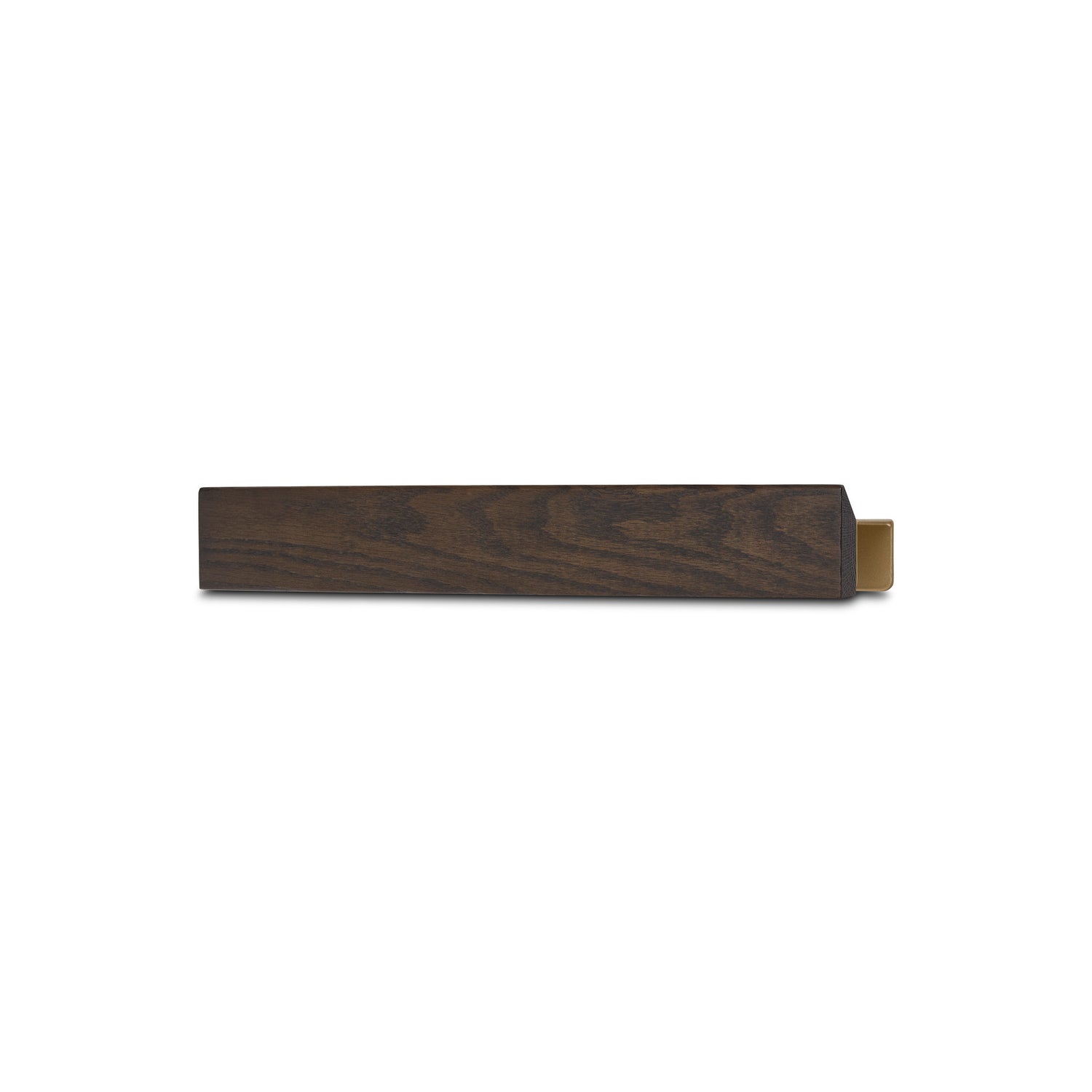 Flex magnetic shelf 40 dark oak/ brass