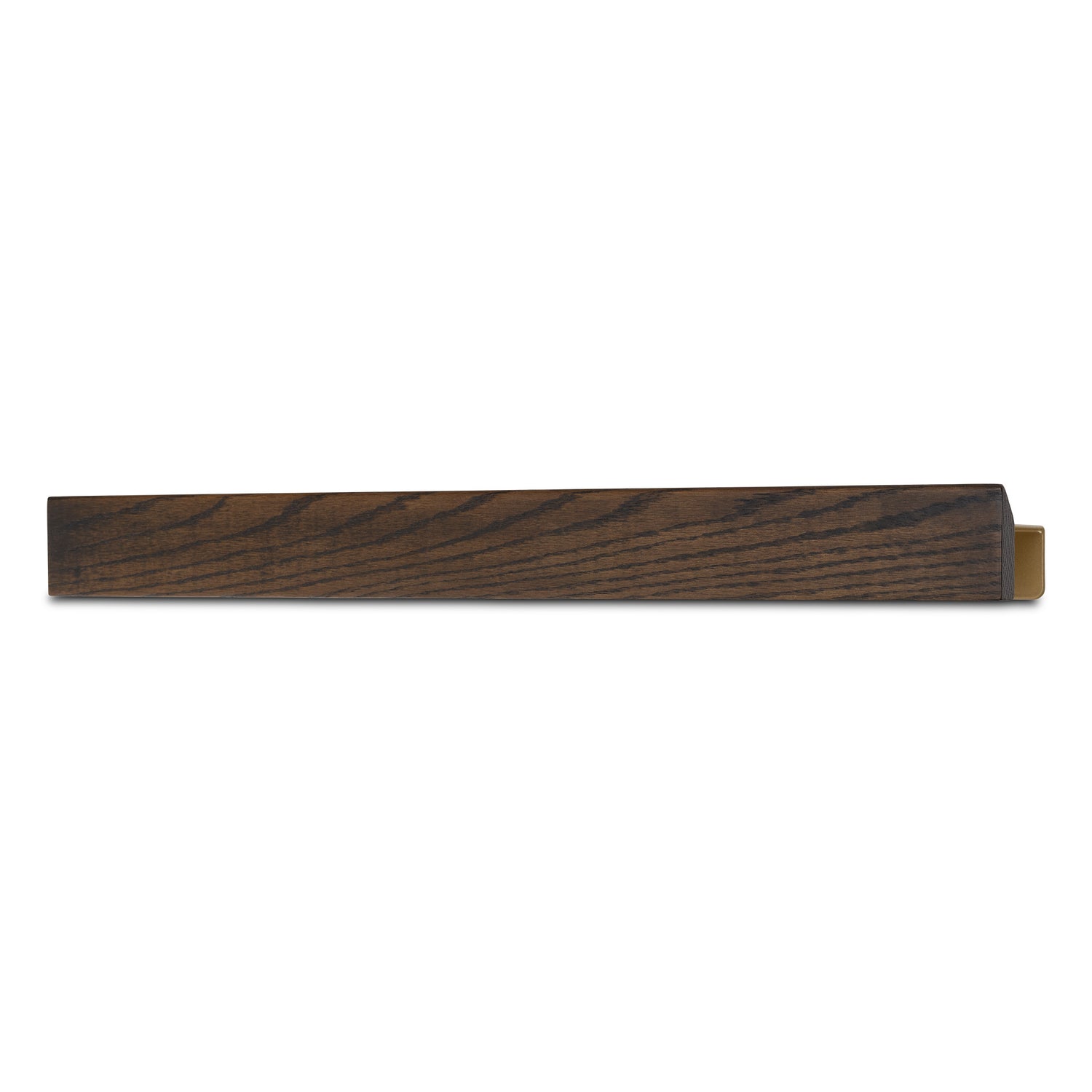 Flex magnetic shelf 60 dark oak/ brass