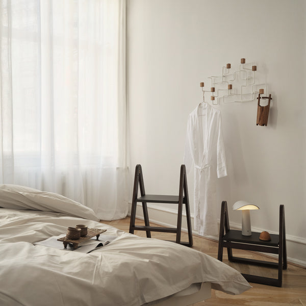 Underground coat rack white/ oak – Gejst Design