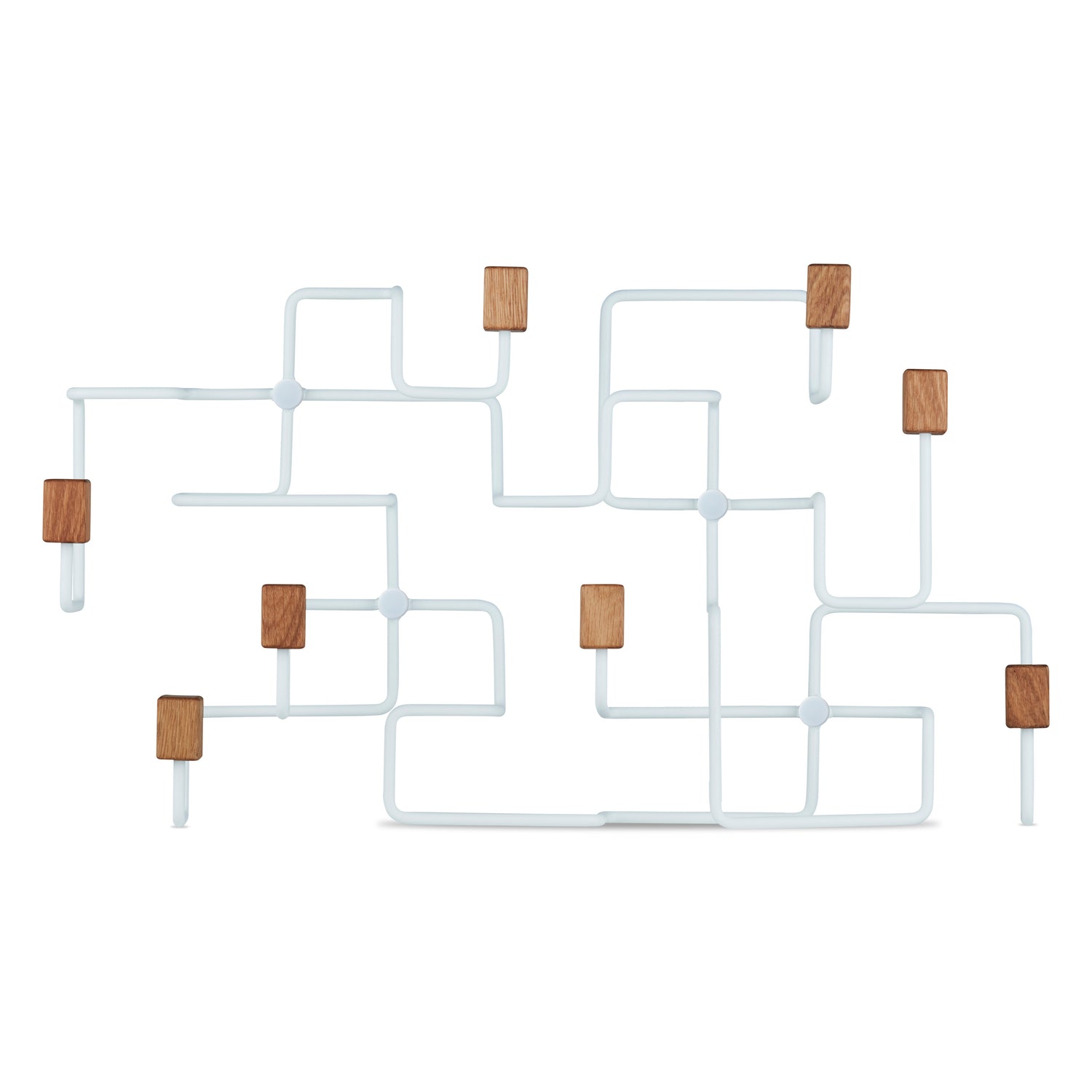 Underground coat rack white/ oak