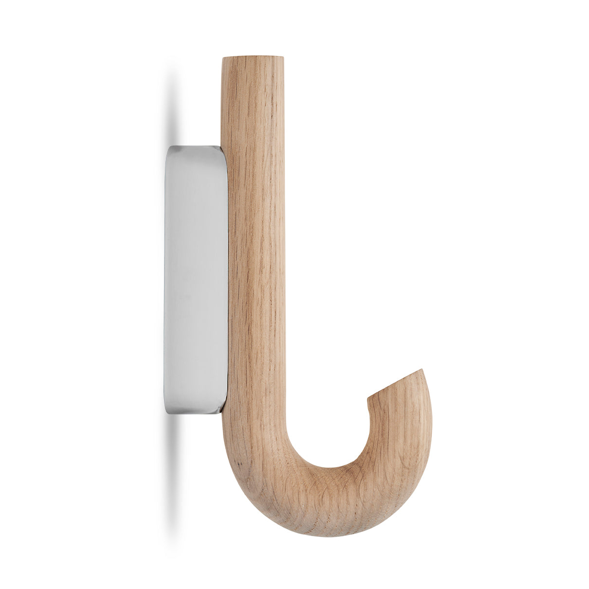 Hook mini oak/ chrome