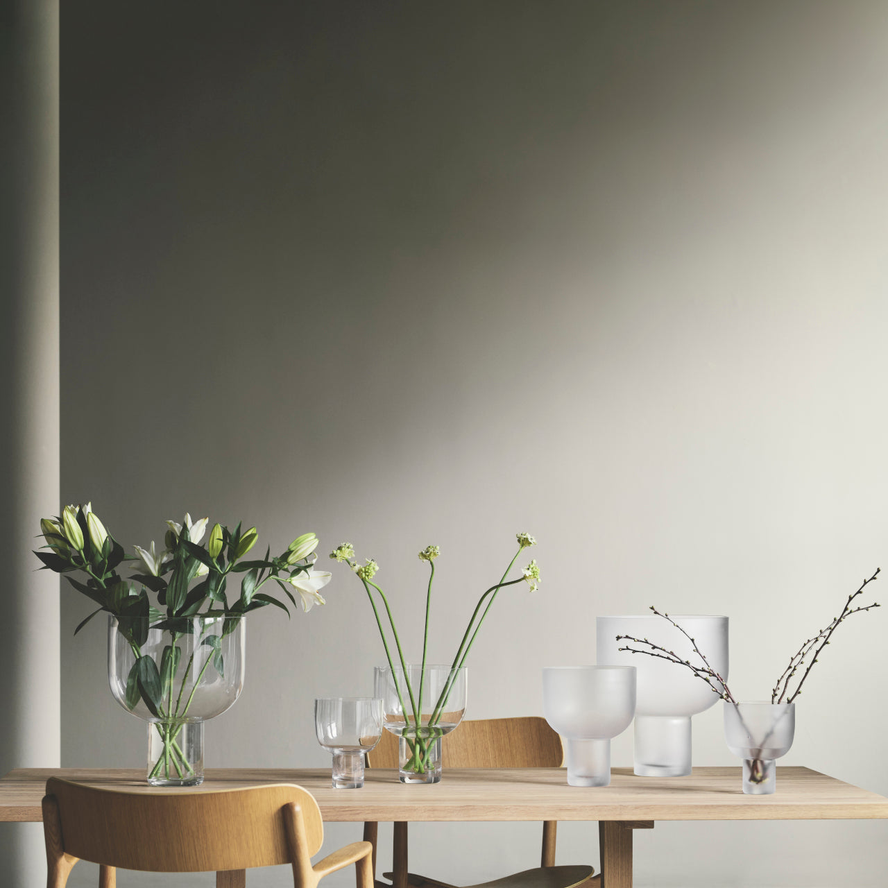 Nebl vase clear small