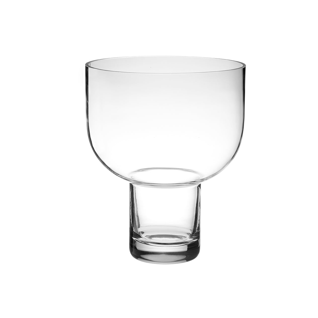 Nebl vase clear medium