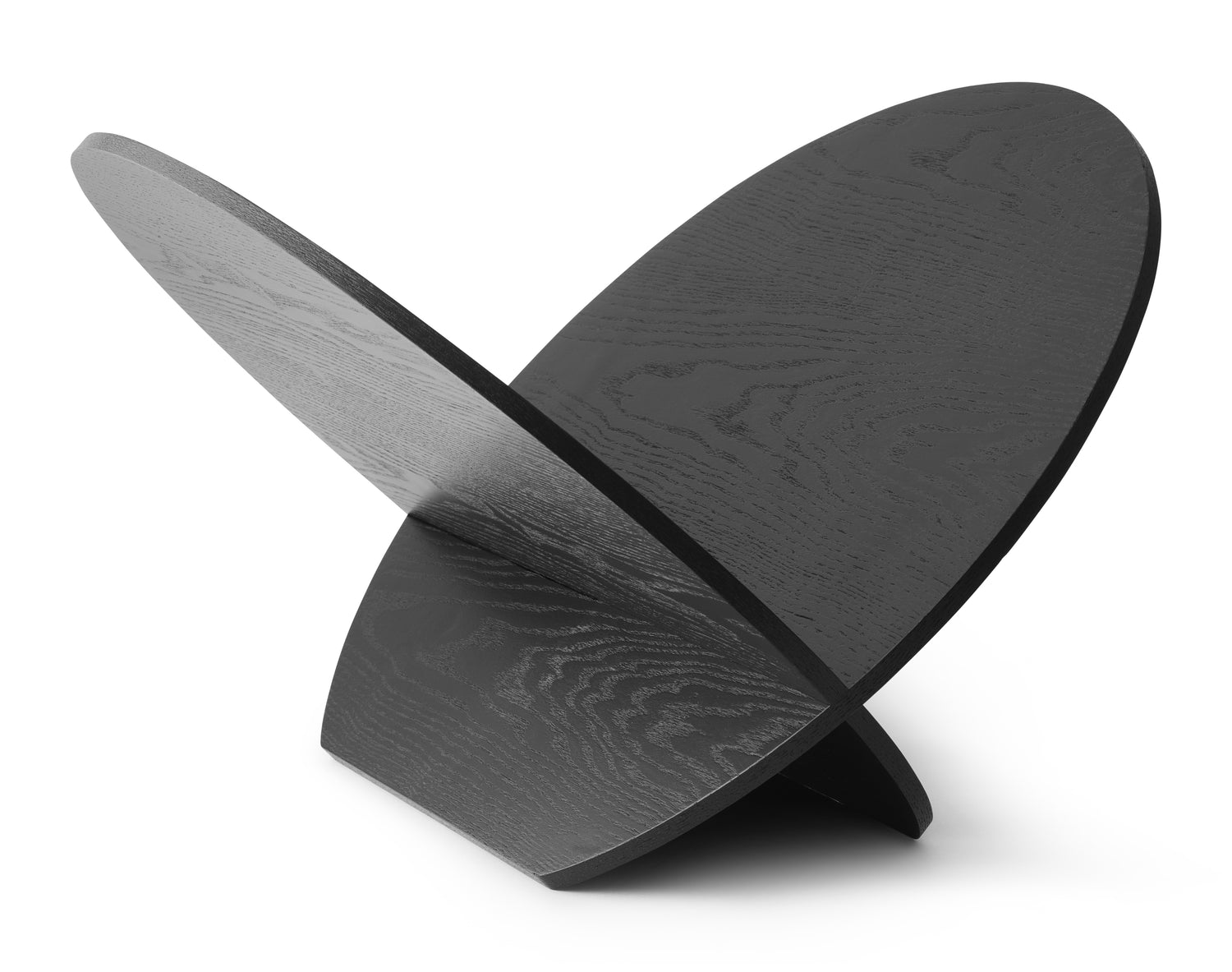 Silia Magazine holder black ash