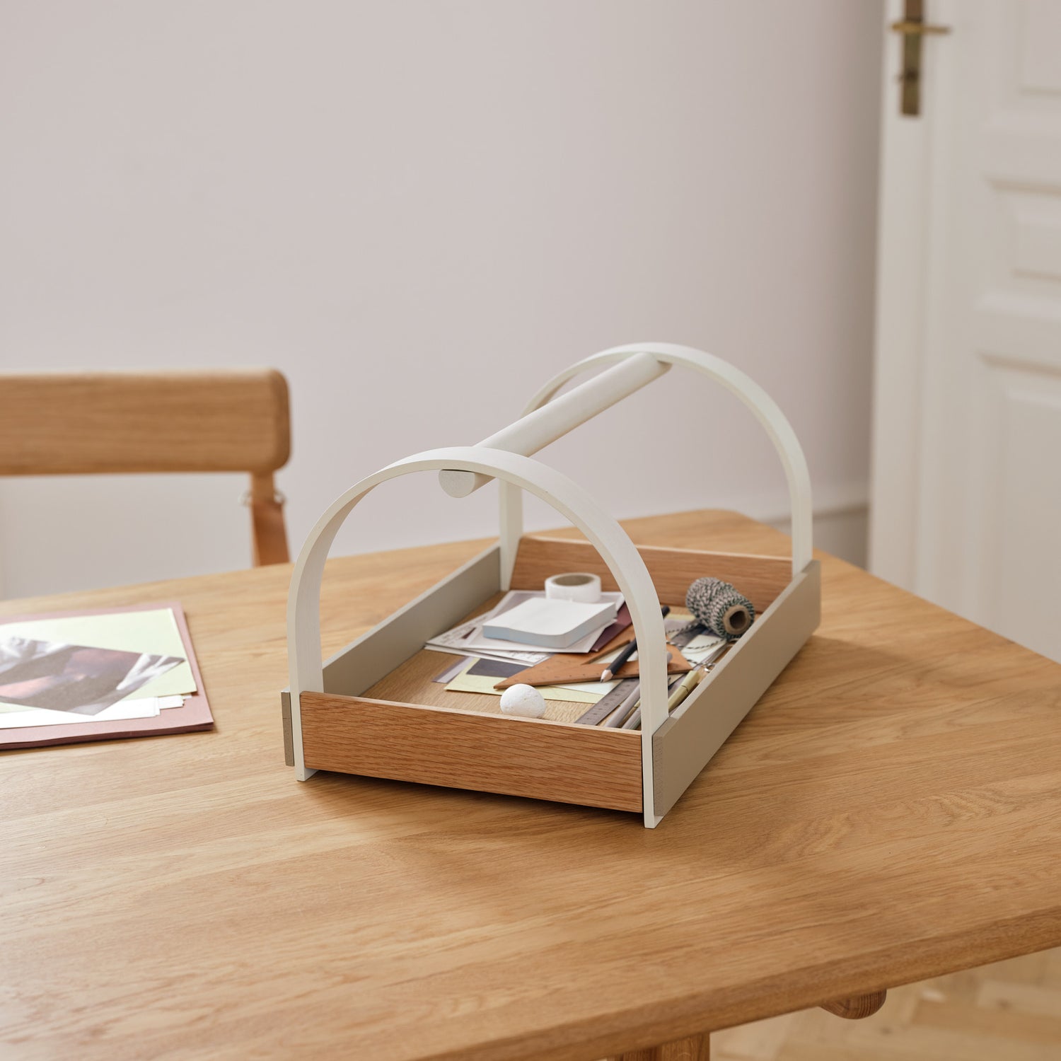 KYDO tray Oak Beige White