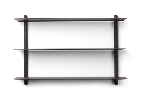 Nivo shelf A black ash/ black – Gejst Design