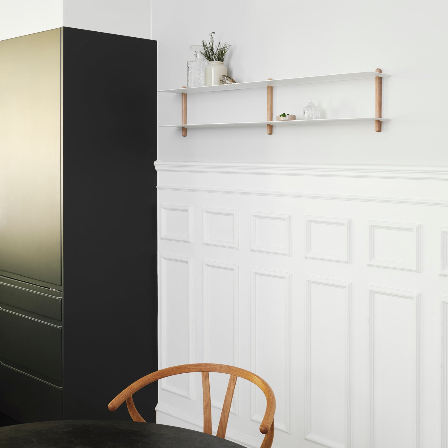 Nivo shelf C light oak/ white