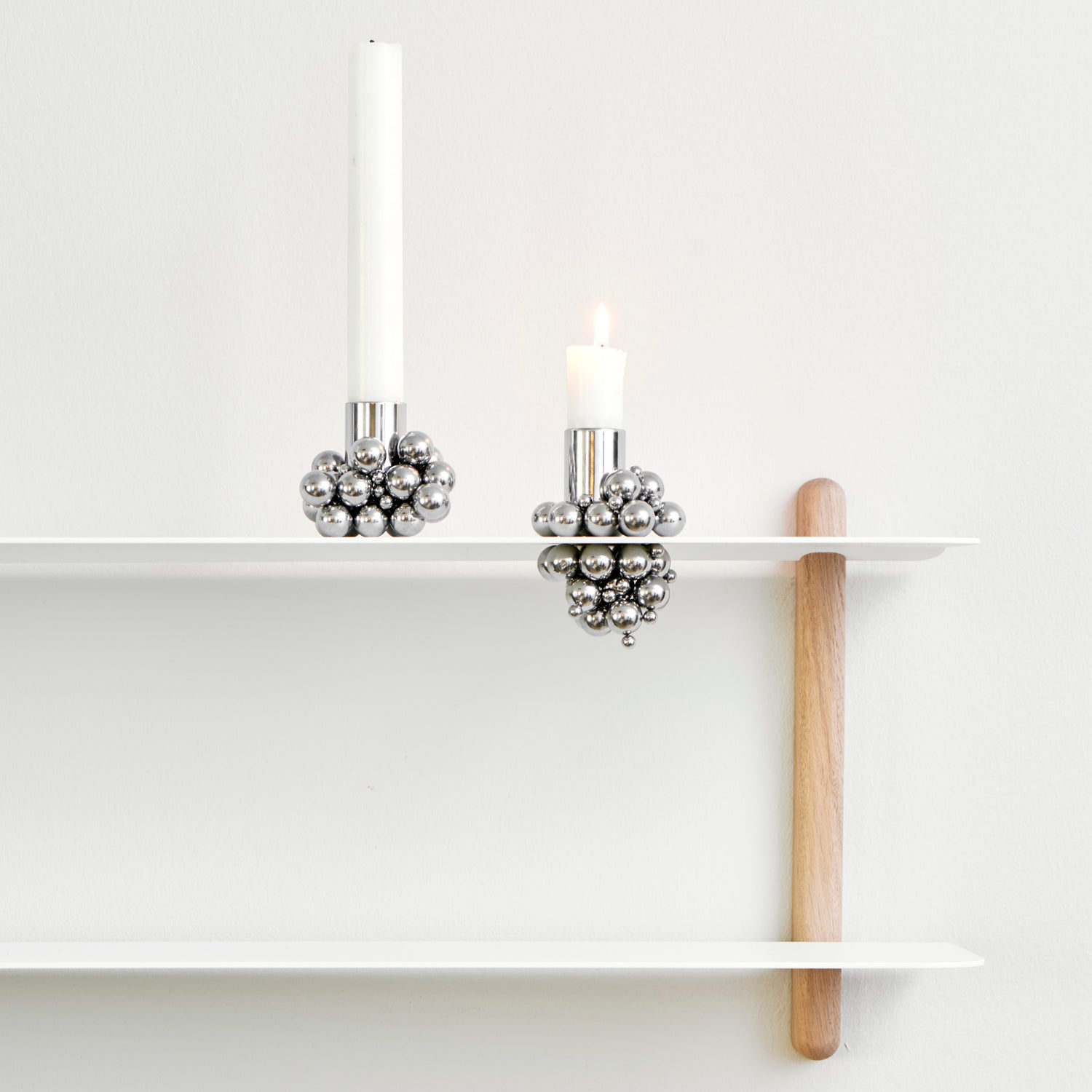 Nivo shelf C light oak/ white