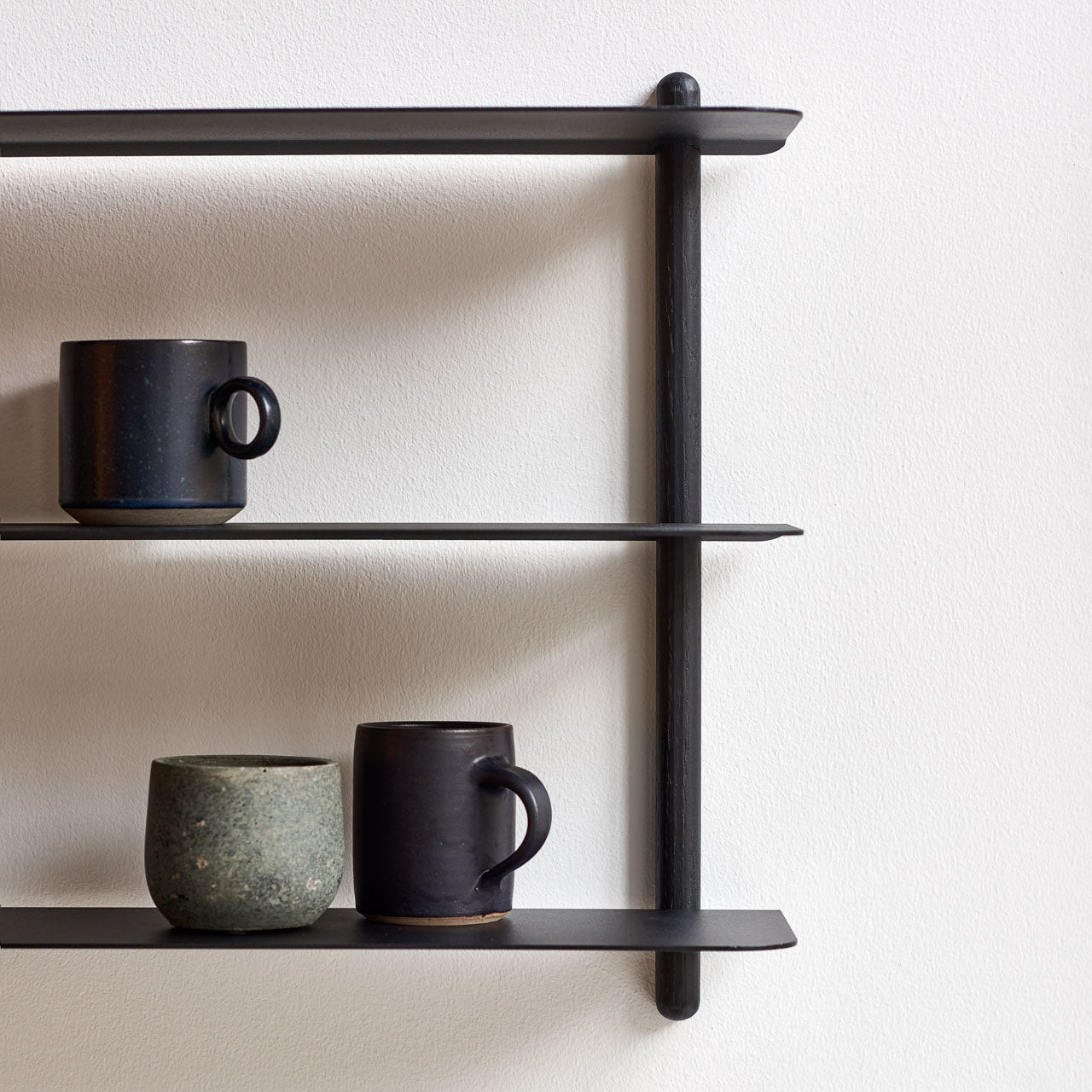 Nivo shelf D black ash/ black
