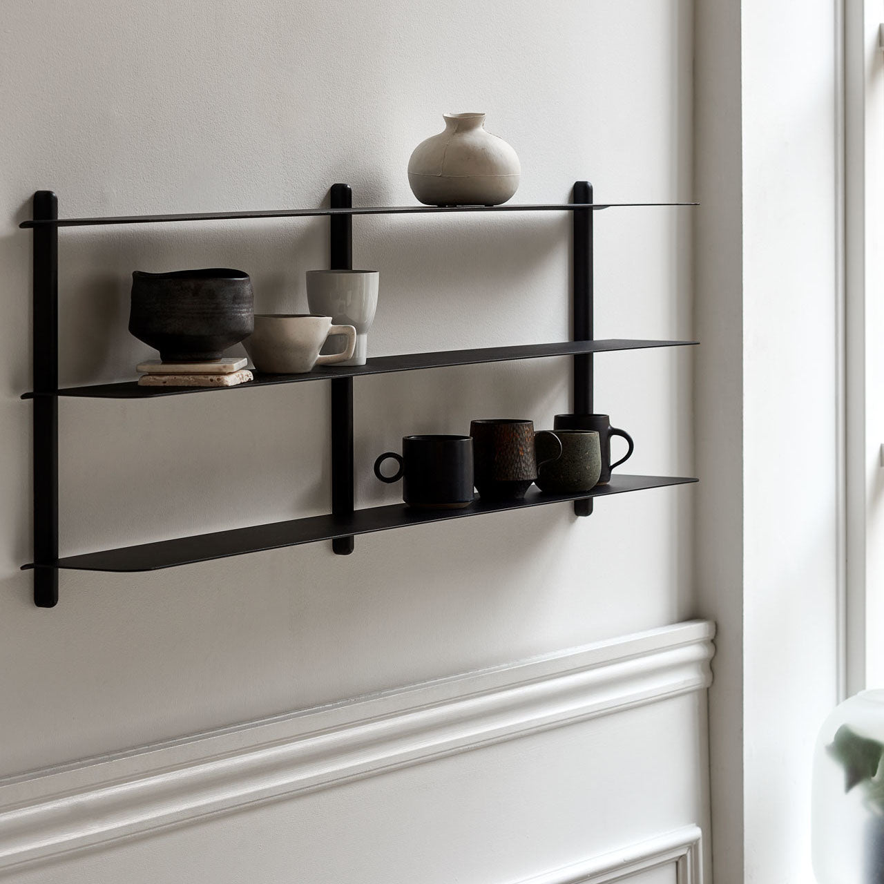 Nivo shelf D black ash/ black