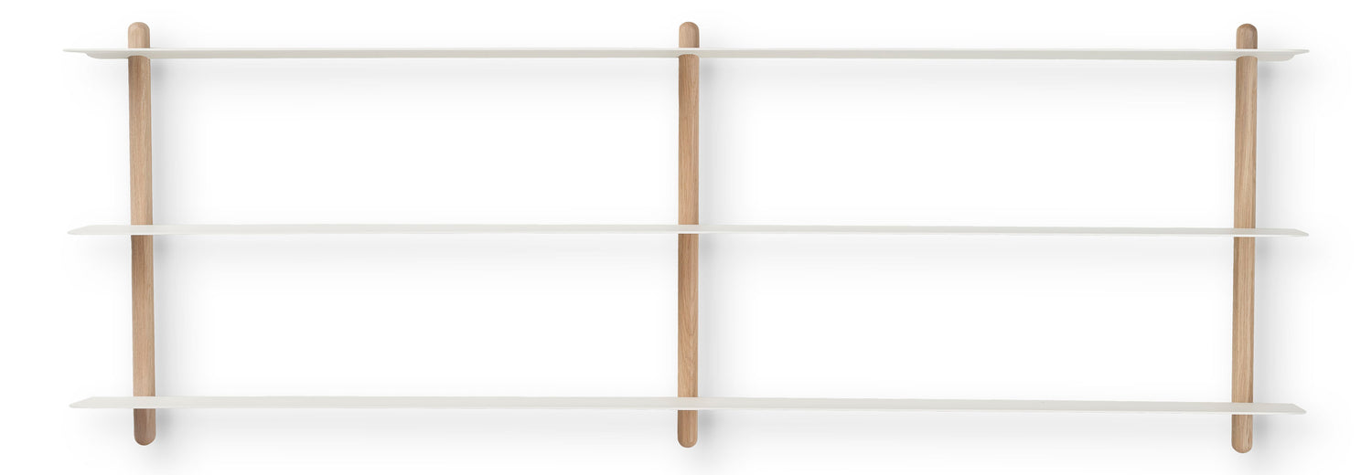 Nivo shelf D light oak/ white