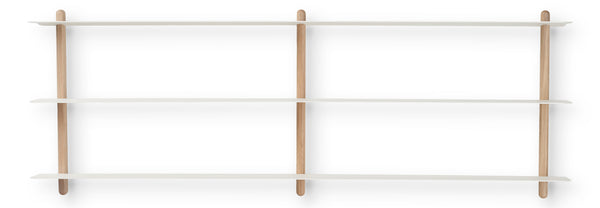 Nivo shelf D light oak/ white – Gejst Design