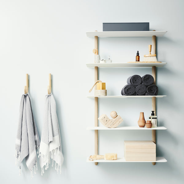 Nivo shelf large E light oak/ white – Gejst Design
