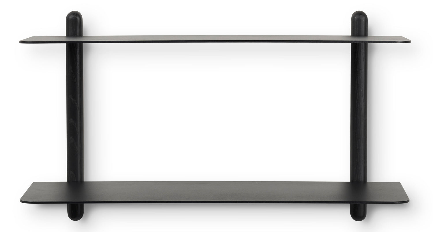 Nivo shelf large F black ash/ black