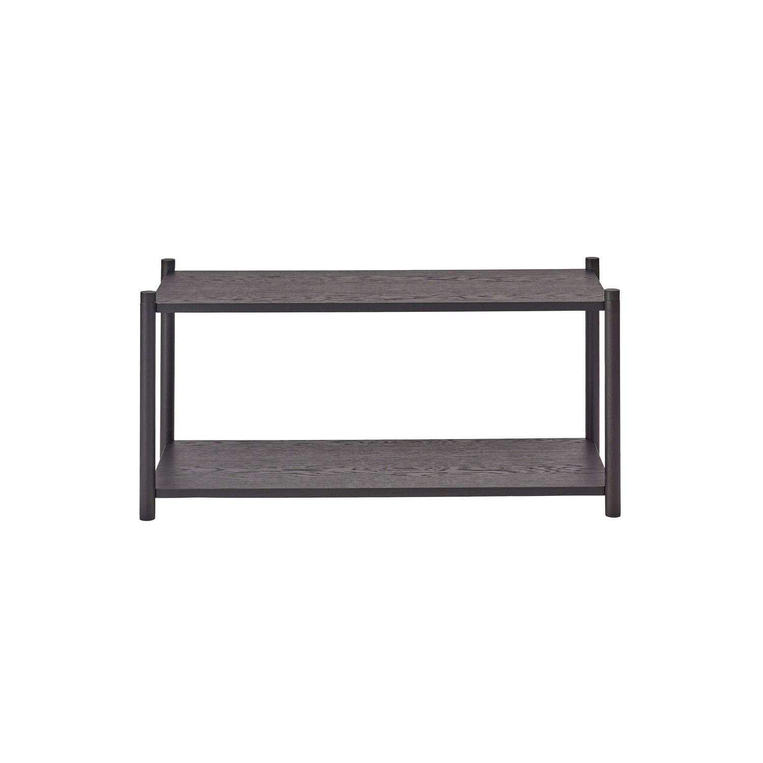Sceene bookcase F black oak