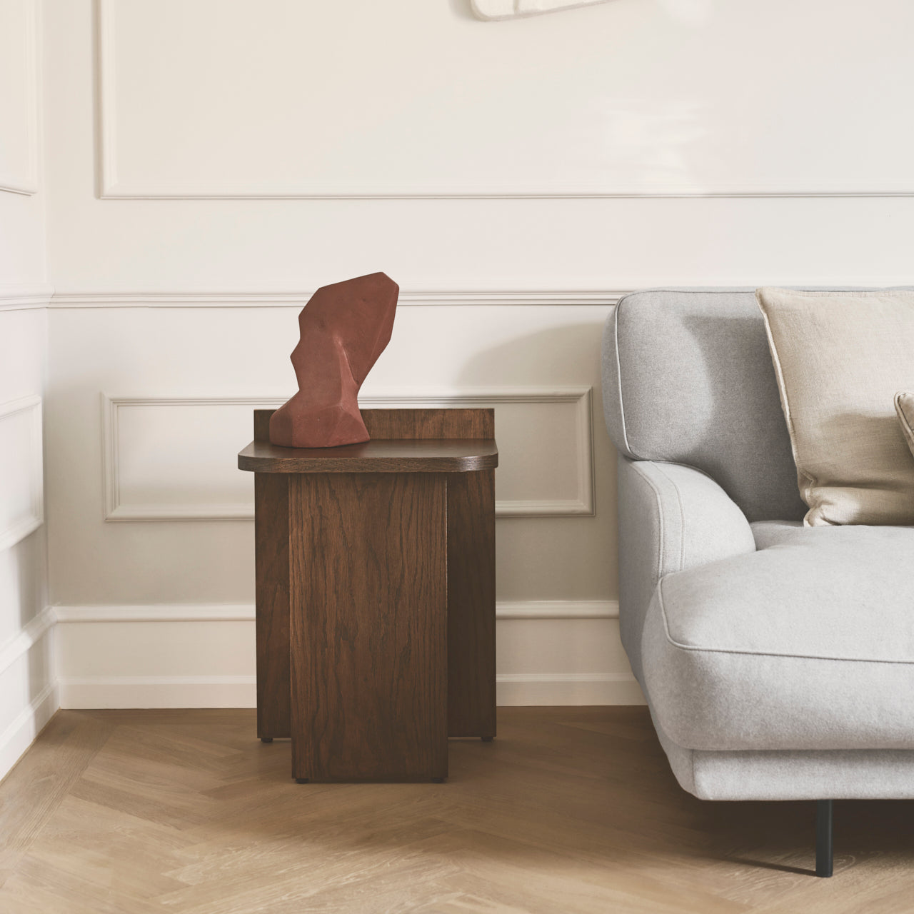 Ismo side table dark oak