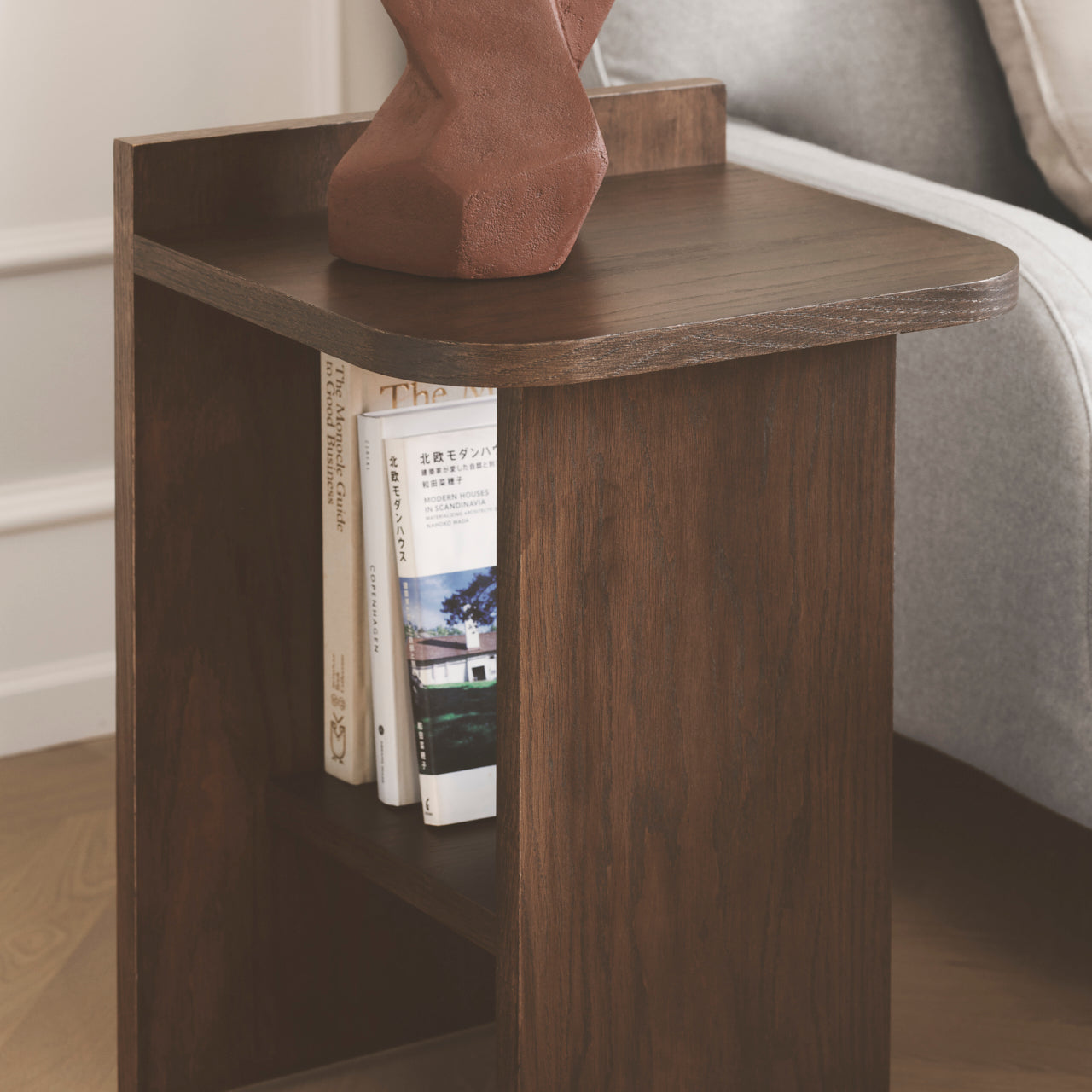 Ismo side table dark oak