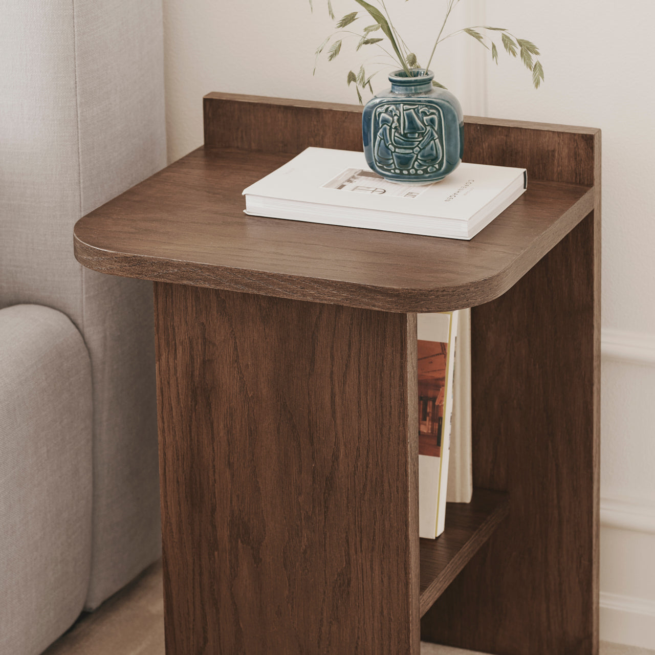 Ismo side table dark oak