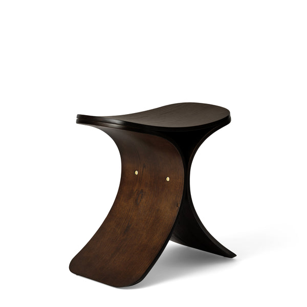 Luno stool dark oak – Gejst Design