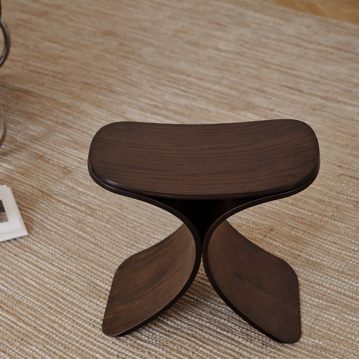 Luno stool dark oak