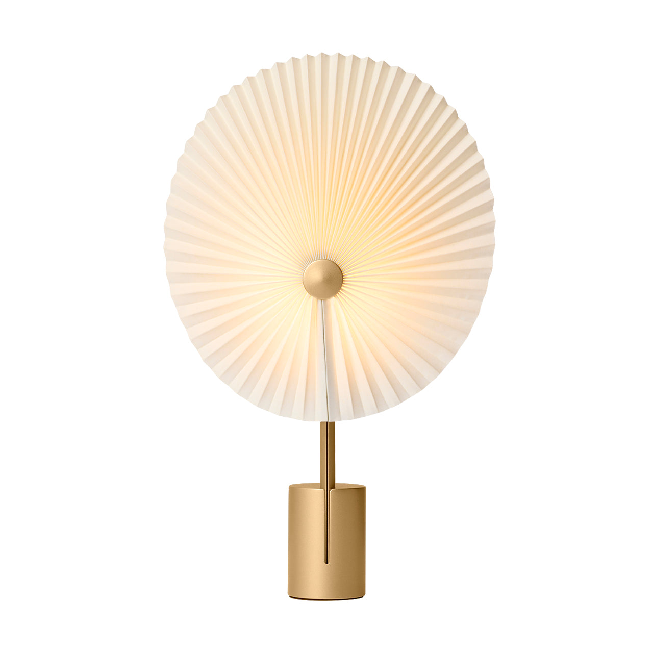 Liris portable table lamp brass