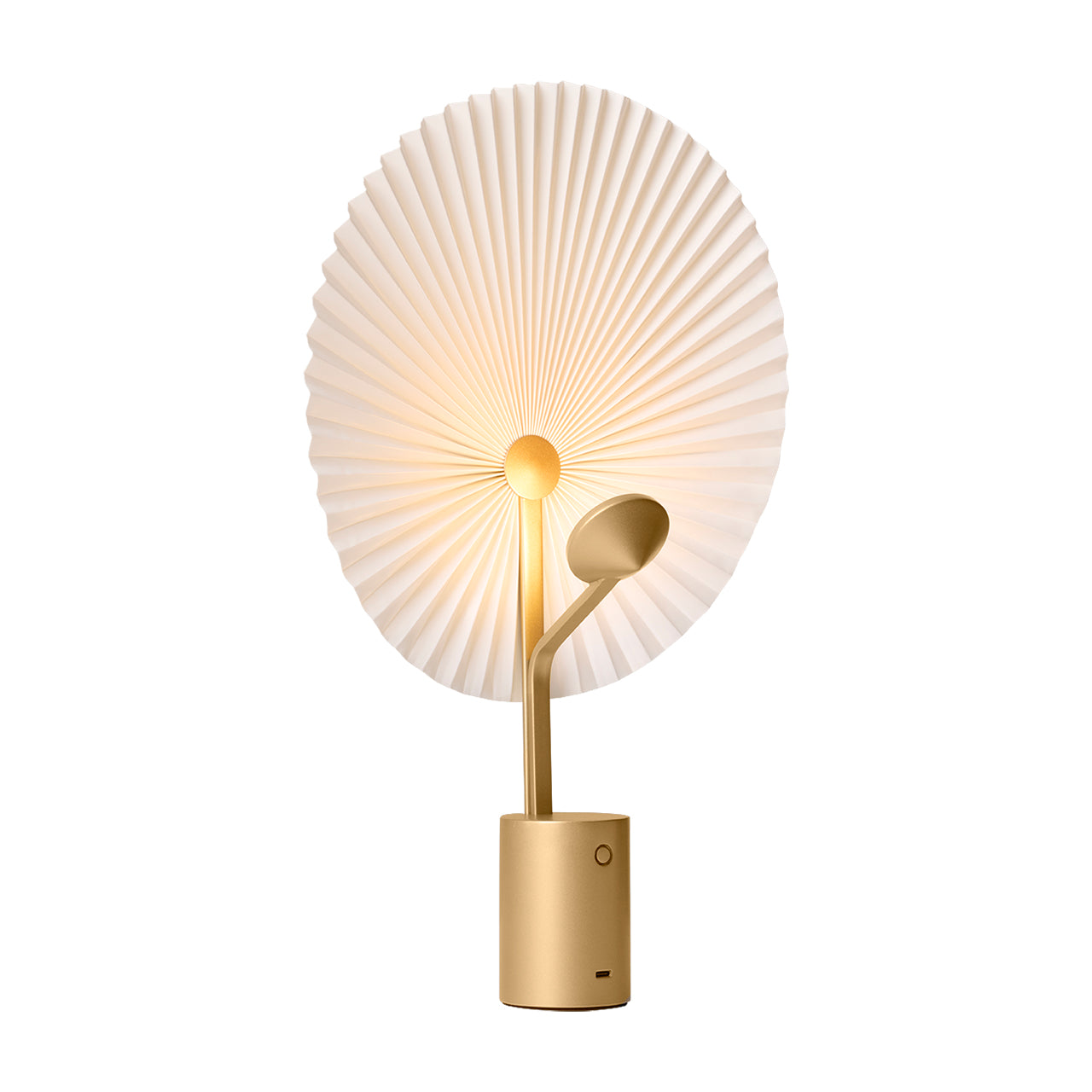 Liris portable table lamp brass