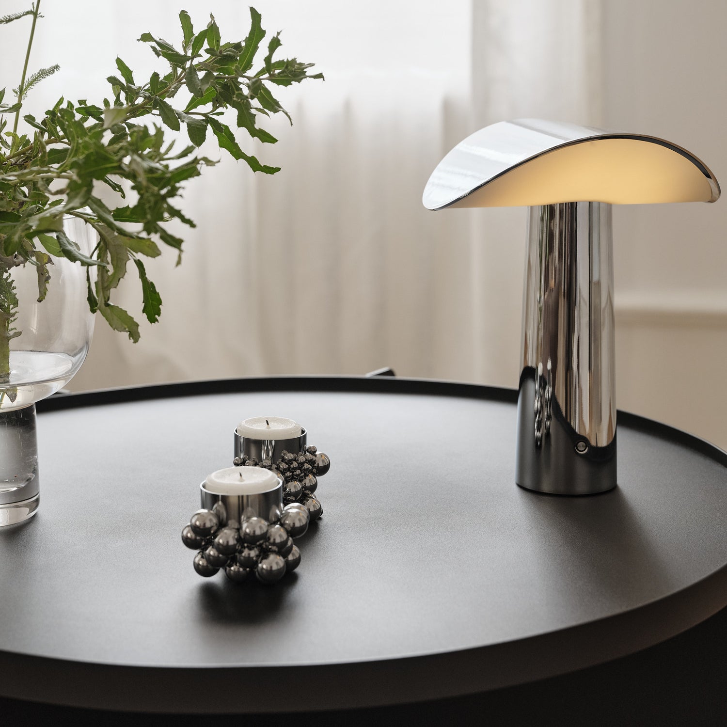Molekyl tealight 1 chrome