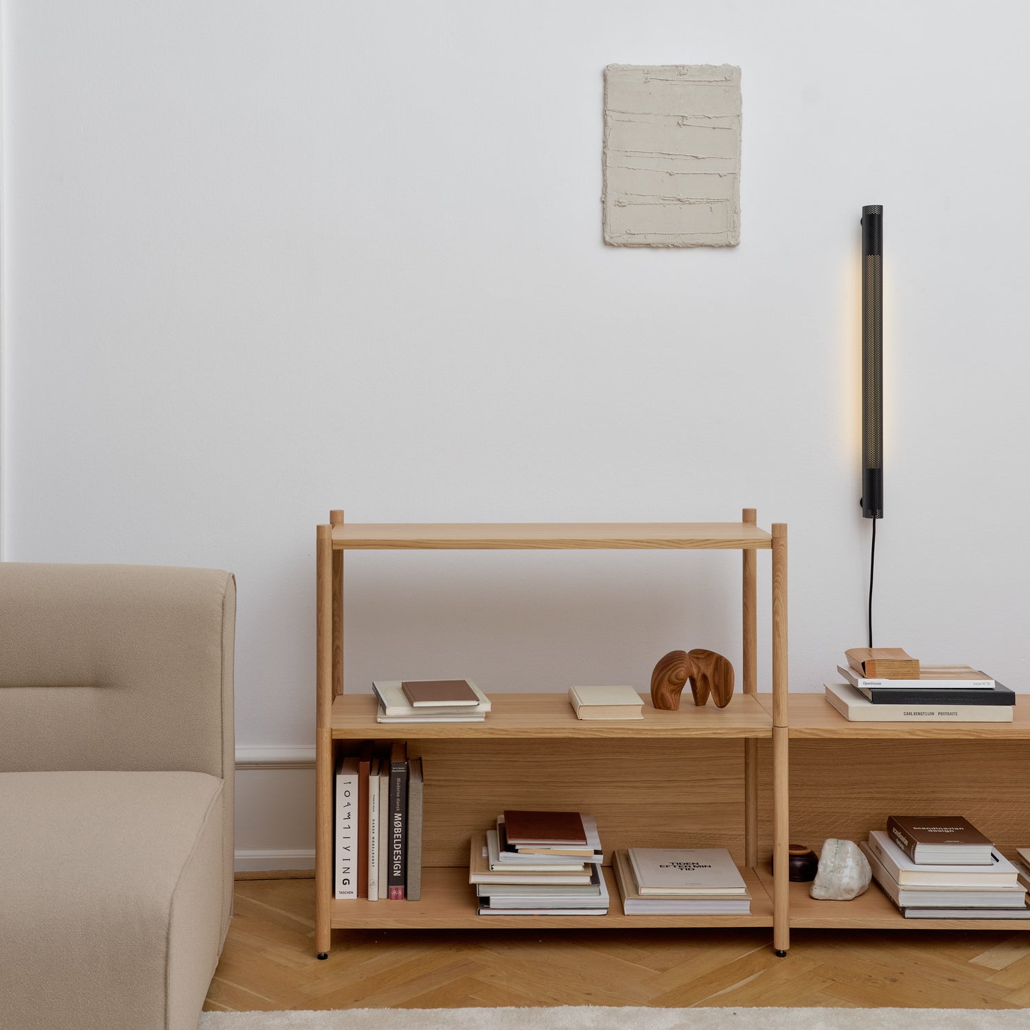 Radent wall lamp short black