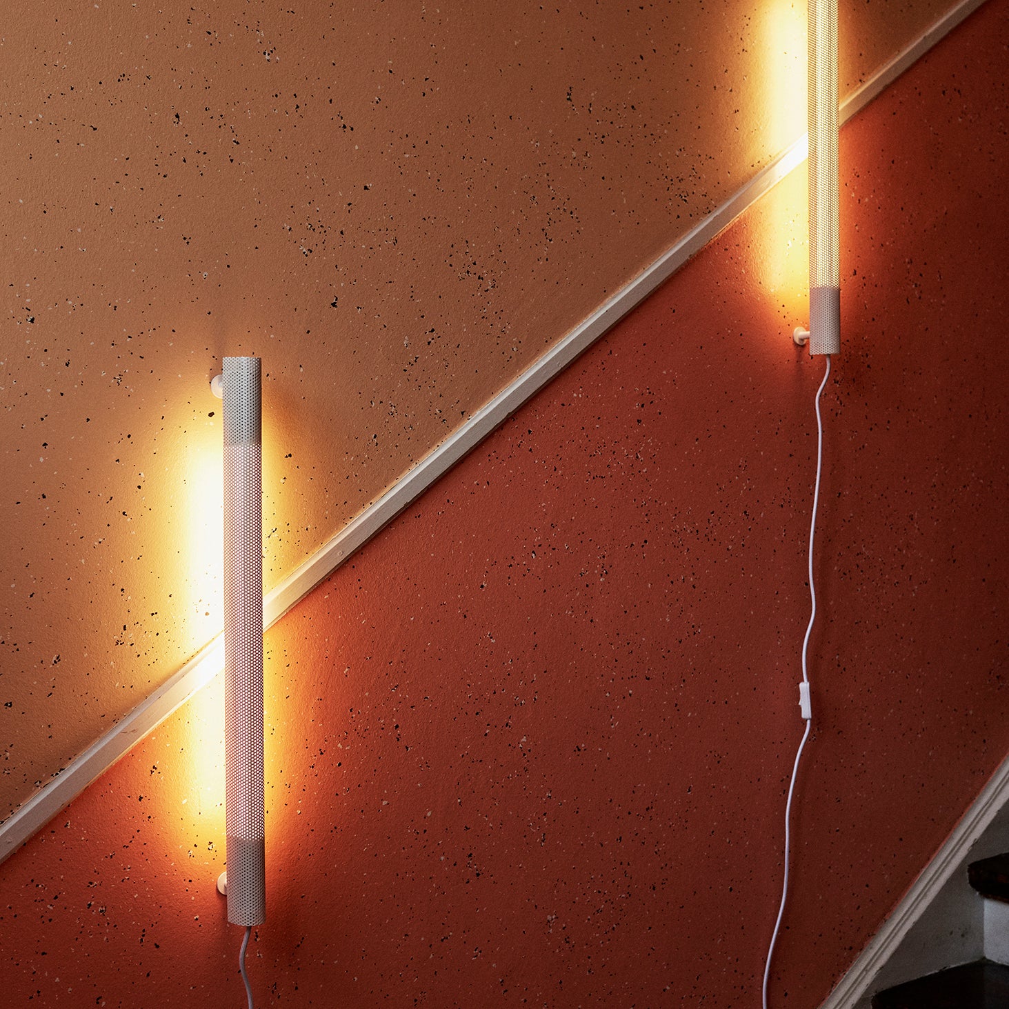 Radent wall lamp short white