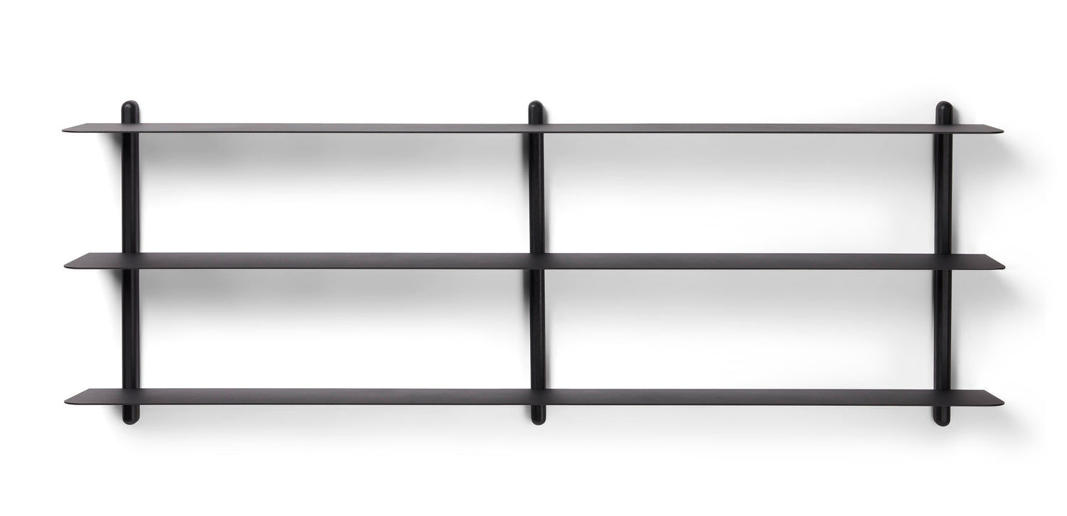 Nivo shelf large D black ash/ black