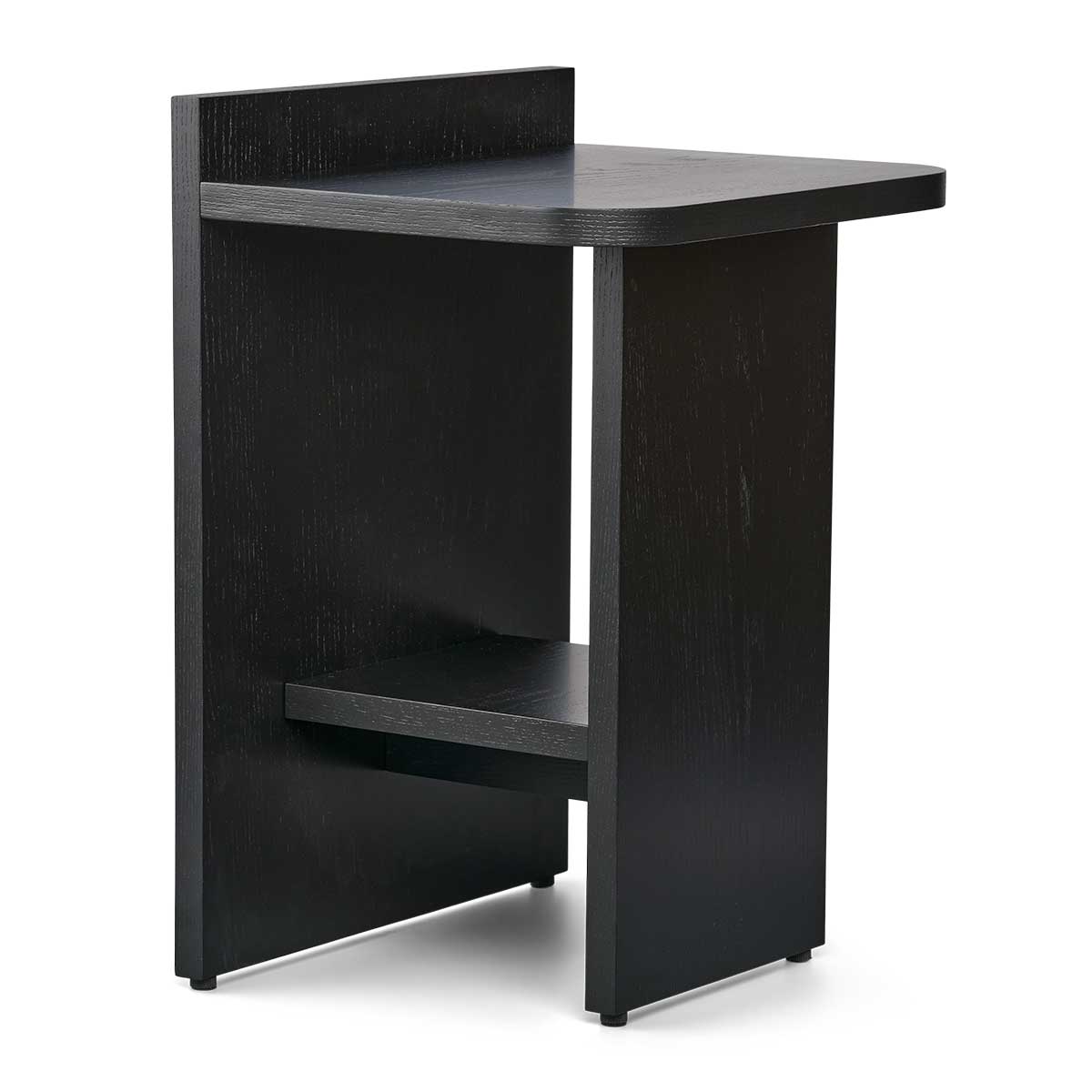 Ismo side table, black ash