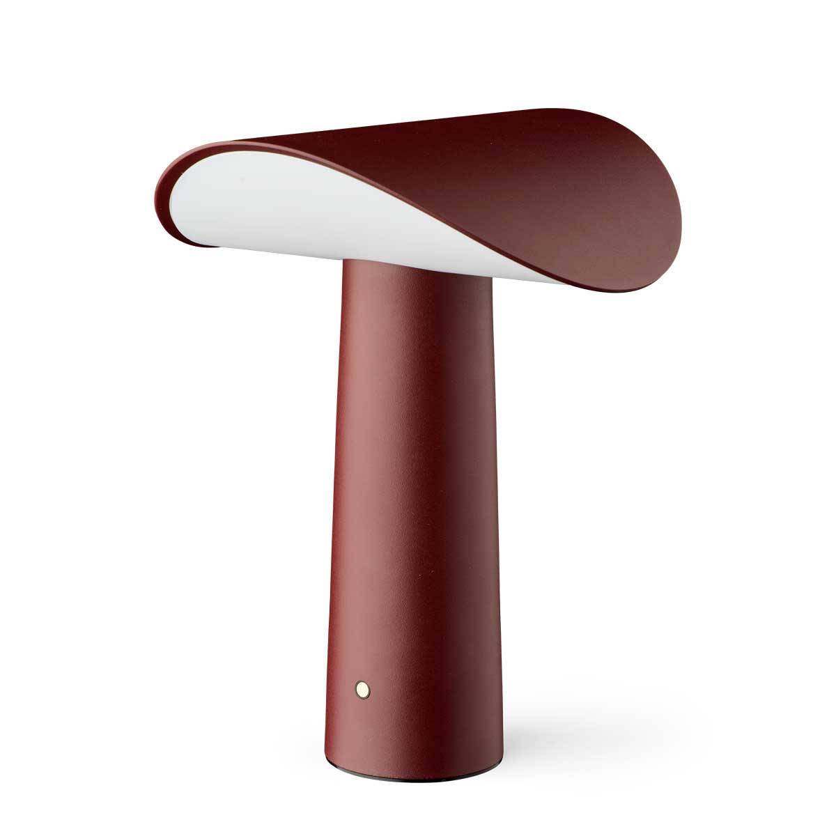Lium portable table lamp burgundy