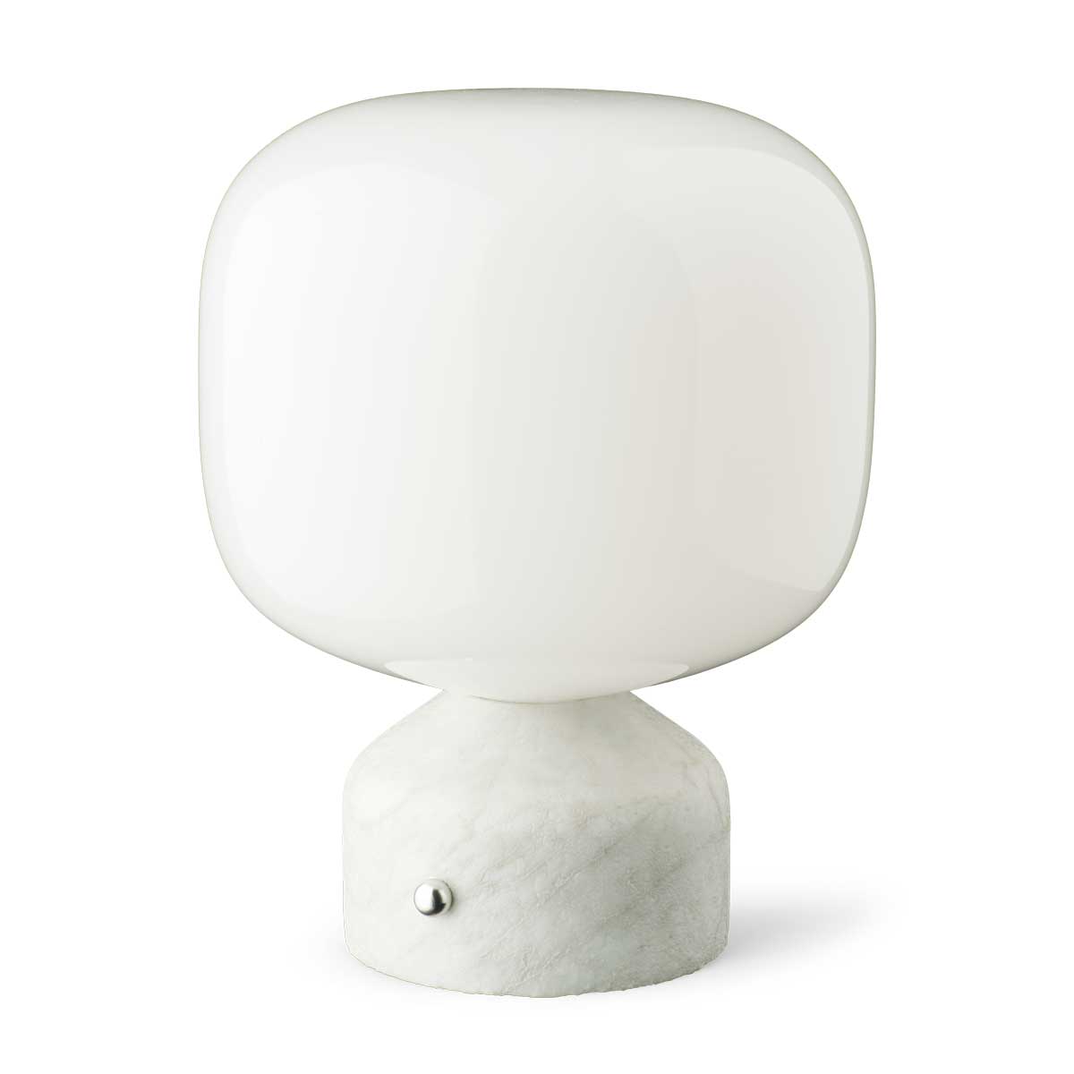 Meemo portable table lamp white marble