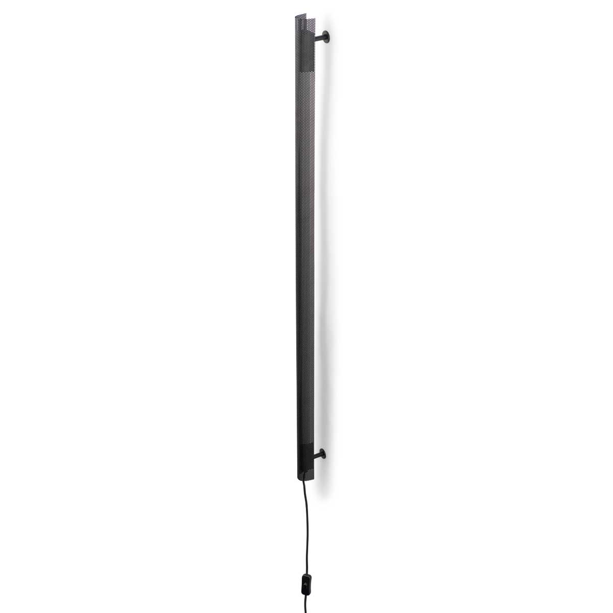 Radent wall lamp long black
