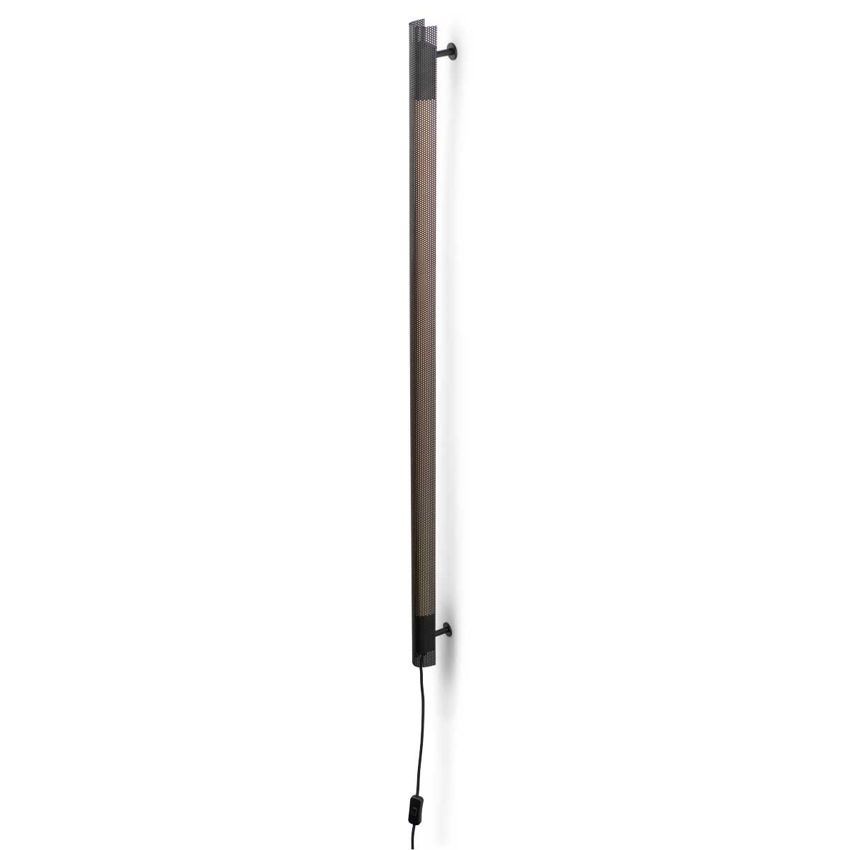 Radent wall lamp long black