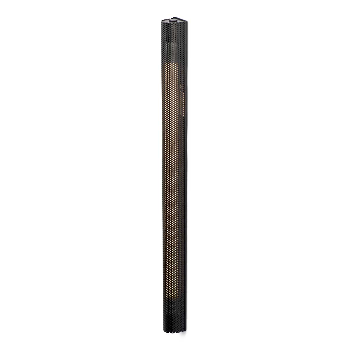 Radent hardwired wall lamp short black