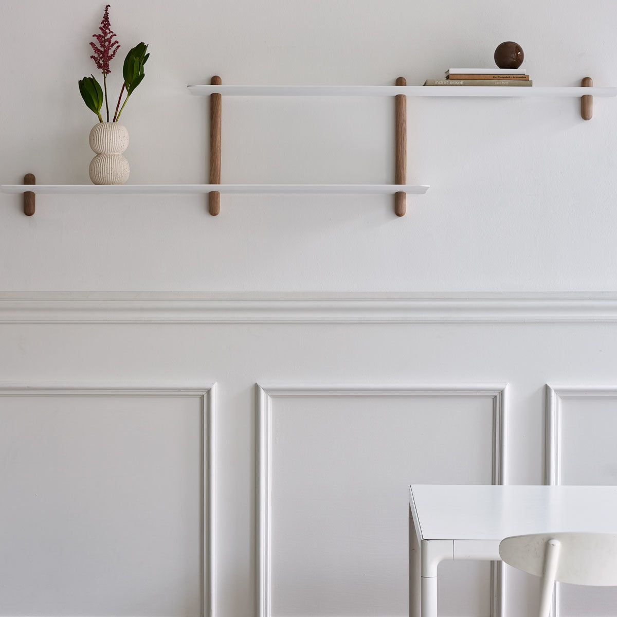 Nivo shelf large H light oak/ white