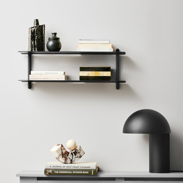 Gejst Nivo シェルフ A（ブラックステインドアッシュ)新品未使用 Nivo shelf A black ash/ black – Gejst Design スチールラック・メタルラック