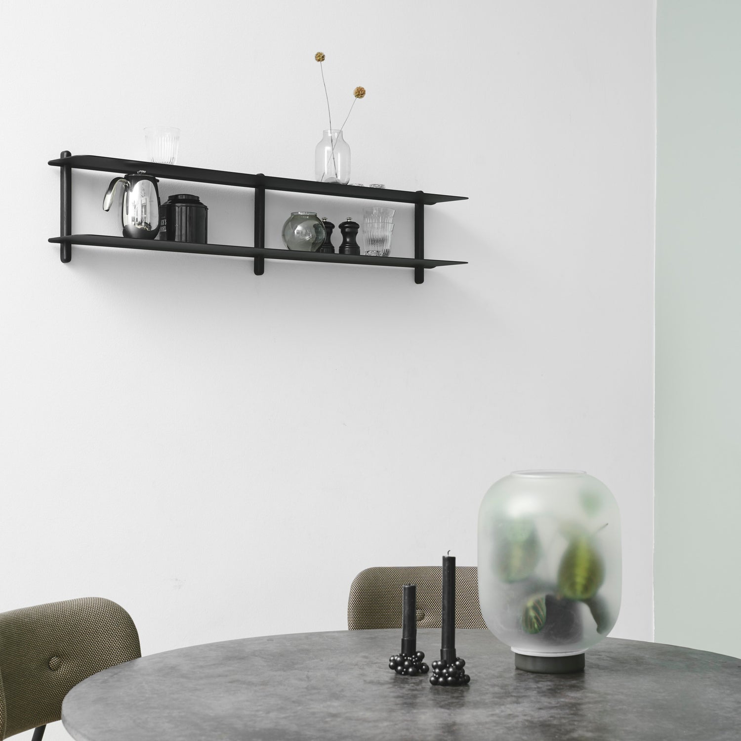 Nivo shelf C black ash/ black