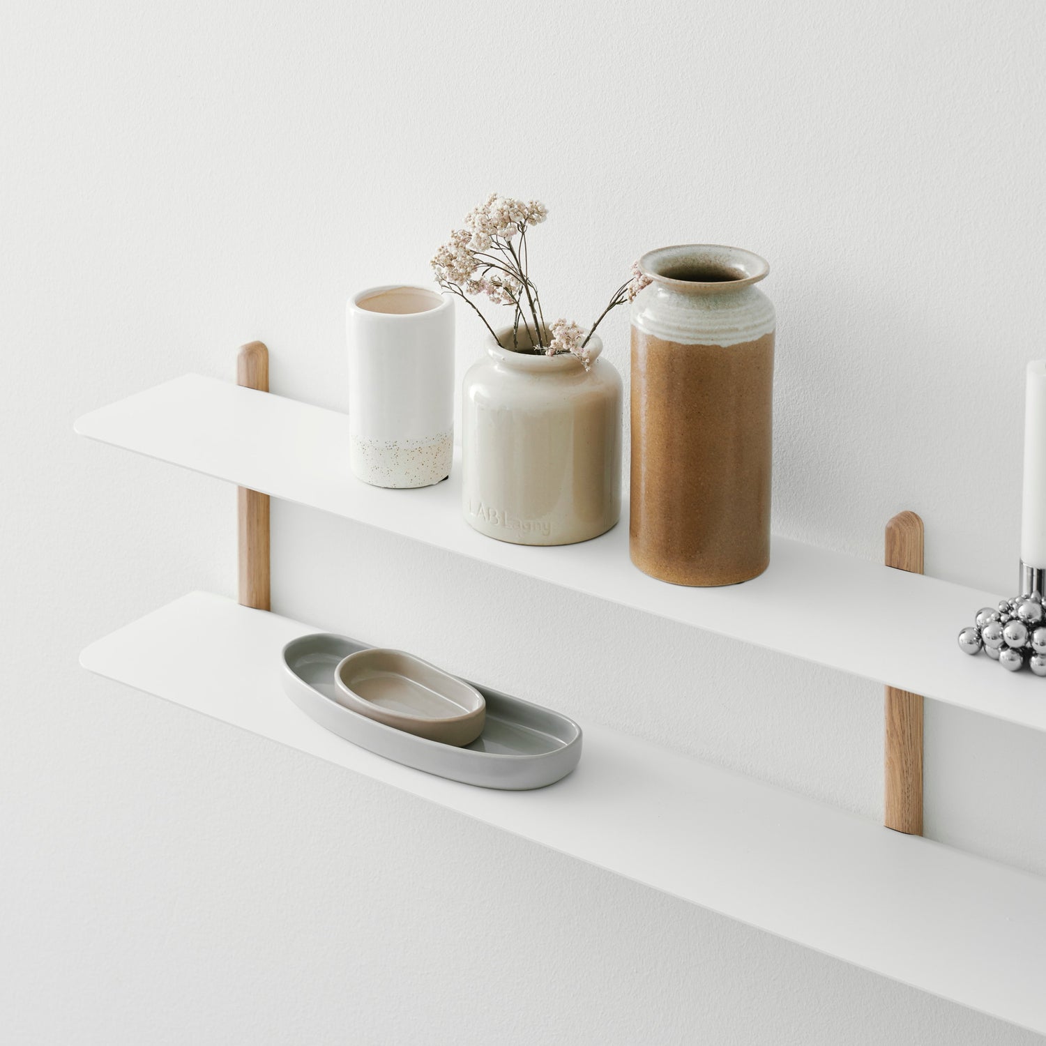 Nivo shelf C light oak/ white