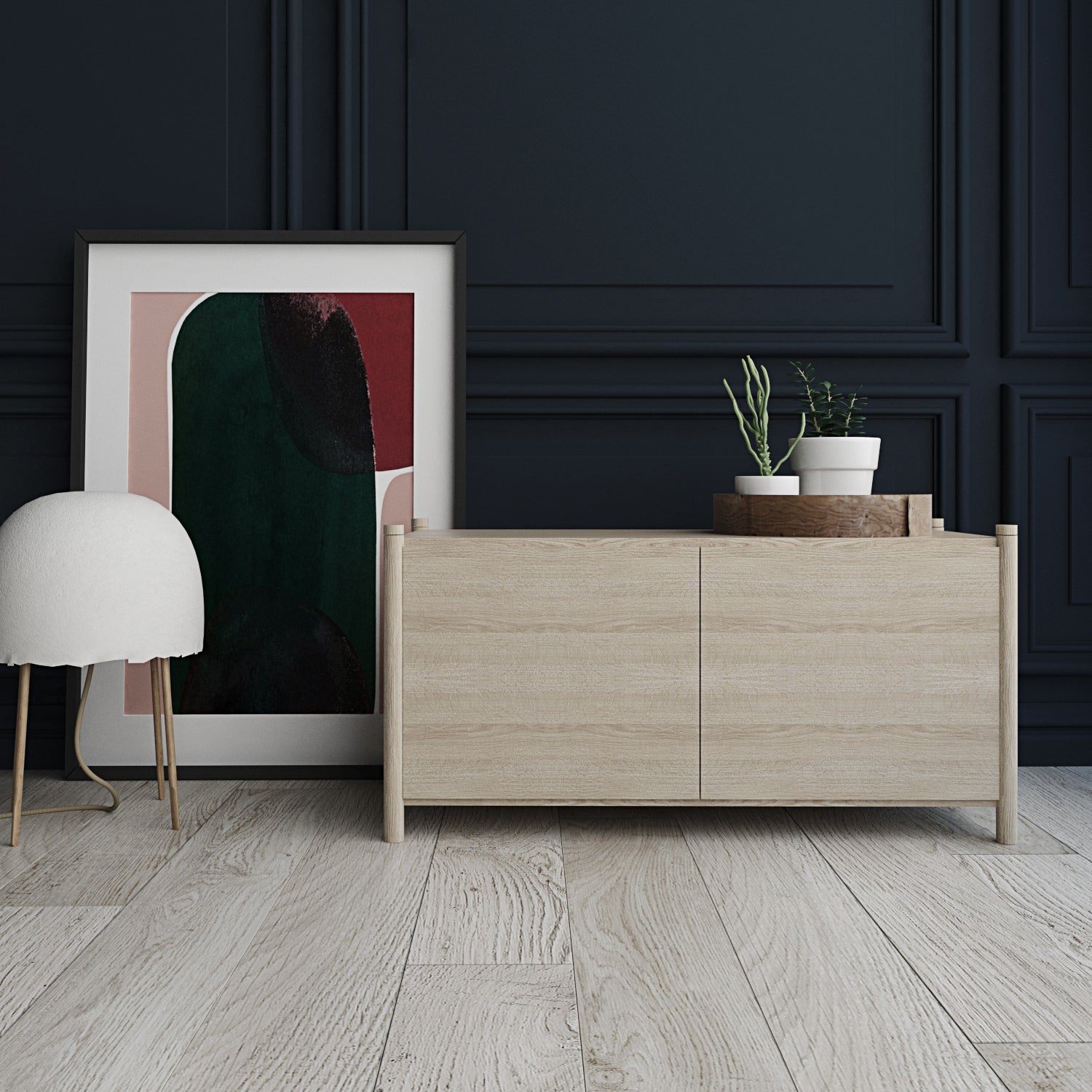 Sceene bookcase G light oak