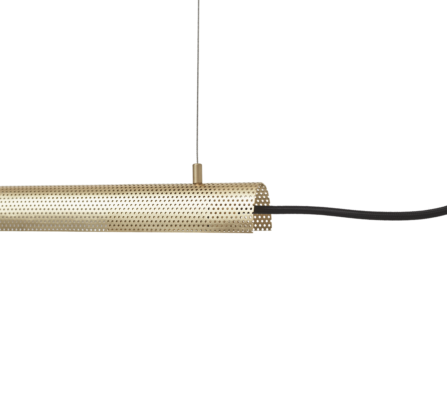 Radent pendant long brass