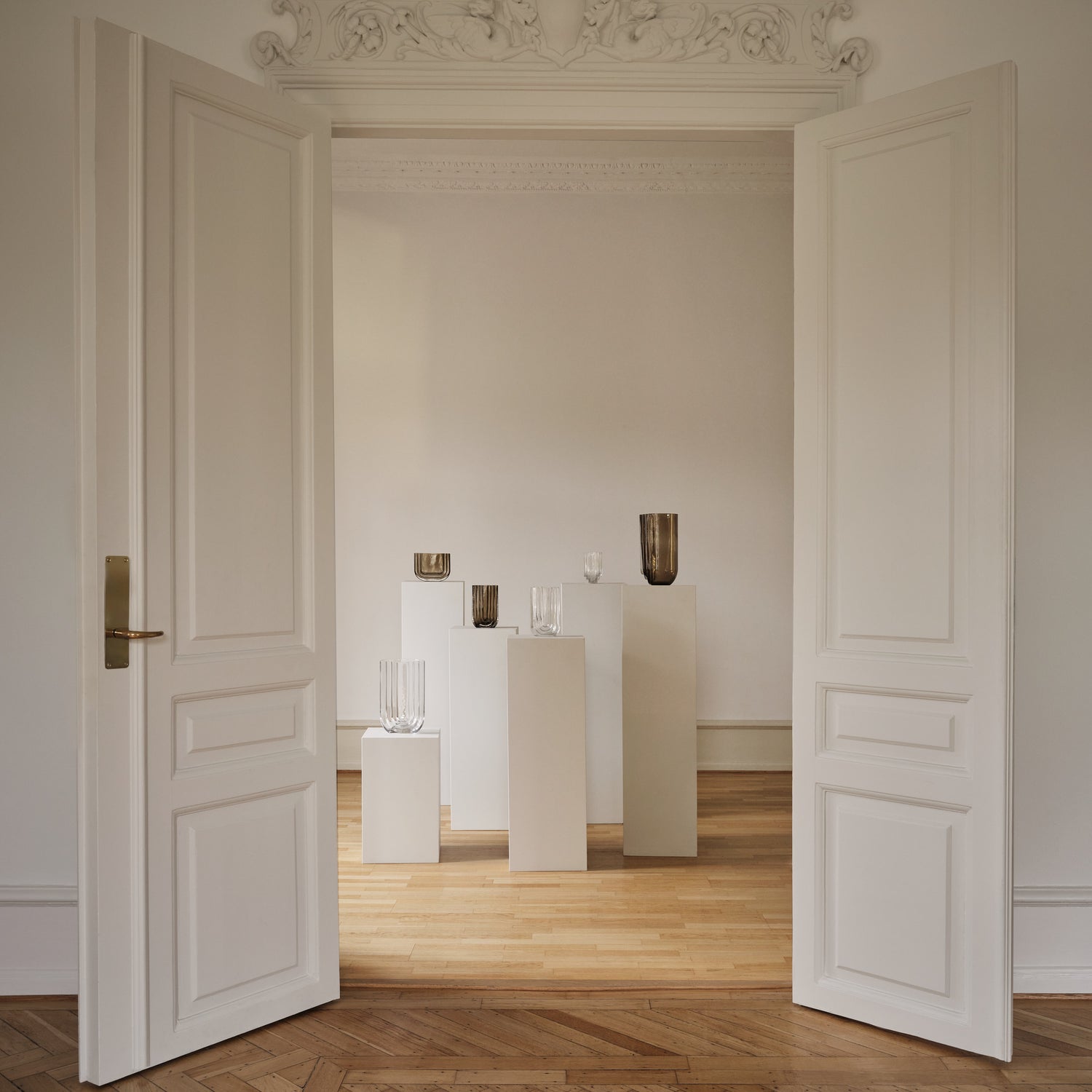 Vima vase oval clear